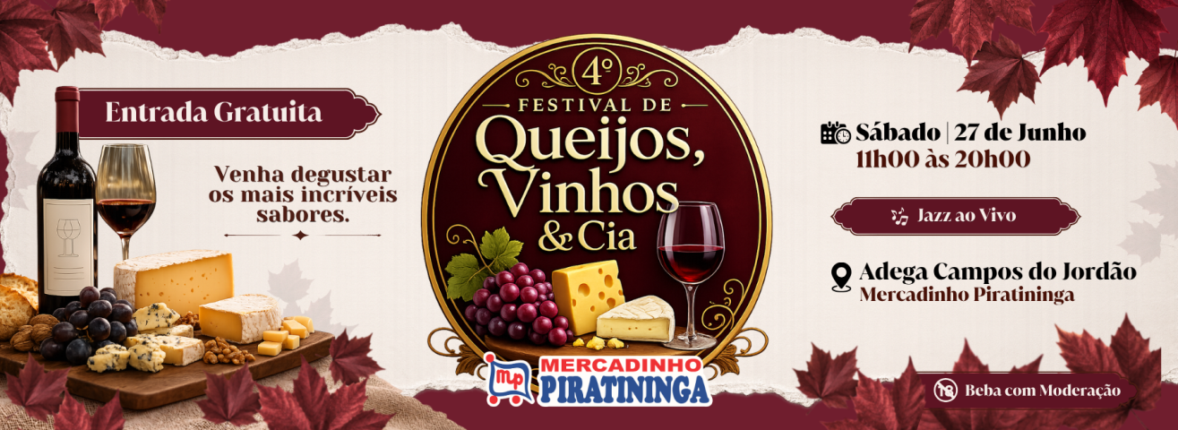 4� Festival de Queijos, Vinhos & Cia