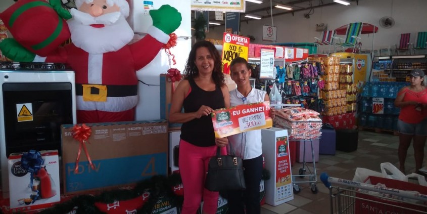 Ganhadora Vale-Compras Promoo Natal Solidrio em Dobro!
