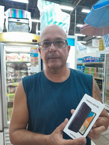 Marcelo Pimentel - Ganhador do Smartphone - Loja Caraguatatuba