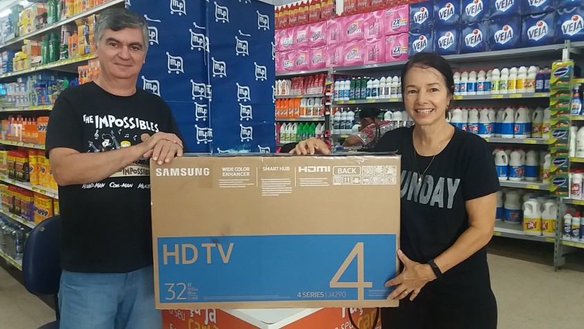 Ganhadora do Smart Tv Samsung 32" Led Promoo Natal Solidrio em Dobro!