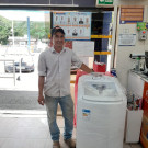 Marcelo - Ganhador da Maquina de Lavar - Loja Paraibuna