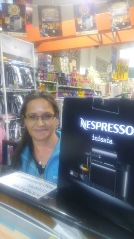 Ganhadora da Cafeteira Nespresso - Elizabete Ap. Alves - Loja Campos do Jordo
