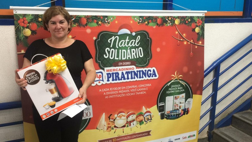 Ganhadora da Cafeteira Dolce Gusto Promoo Natal Solidrio em Dobro!