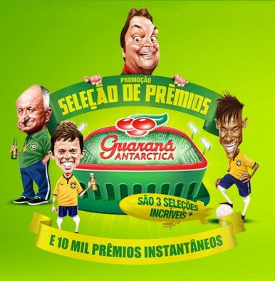 Promoção "Seleção de Prêmios" - Guaraná Antarctica!