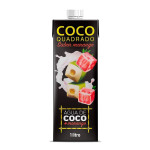 gua de Coco com Morango Quadrado