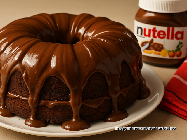 Bolo de Nutella