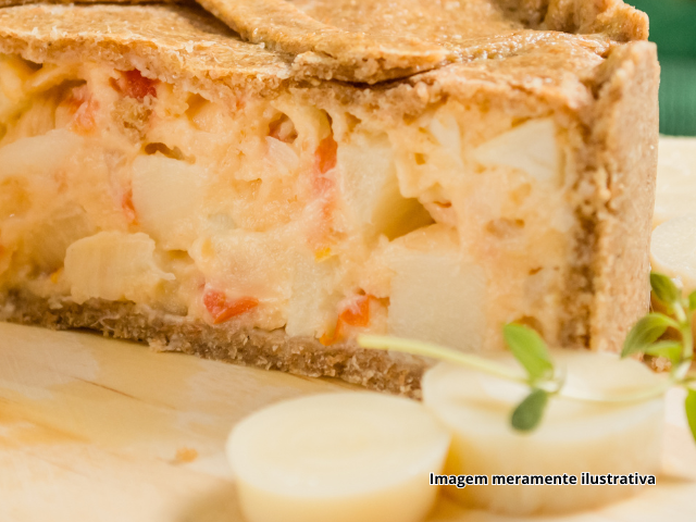 Torta Cremosa de Palmito Castelo Vitalia!