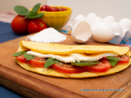 Crepioca de Pizza