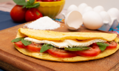 Crepioca de Pizza