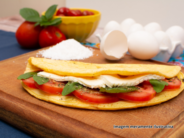 Crepioca de Pizza