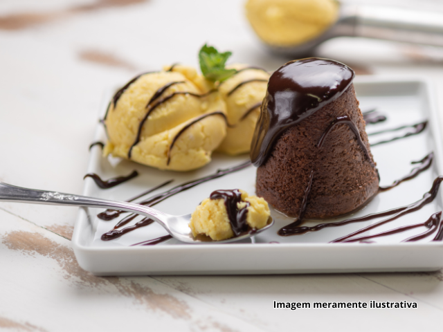  Petit Gateau com Sorvete! 