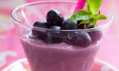 Mousse de uva com Suco Alian�a!