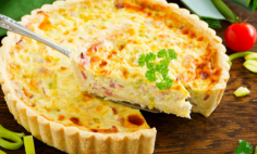 Quiche de Alho-Por�