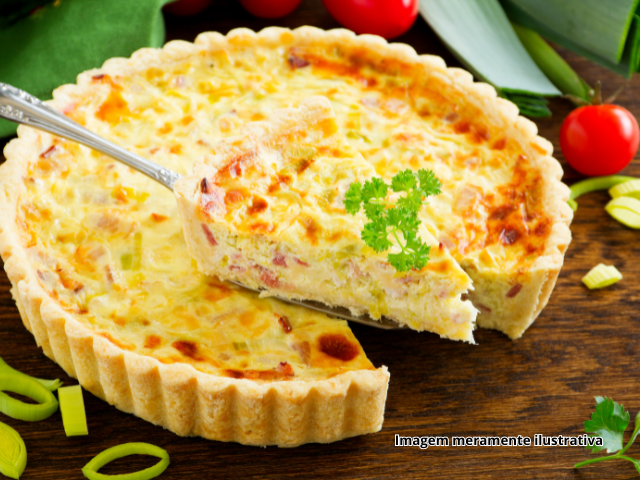 Quiche de Alho-Por�