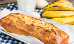 Bolo de Banana de Liquidificador