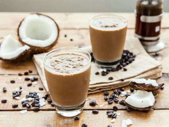 Caf Brasileiro com leite de coco