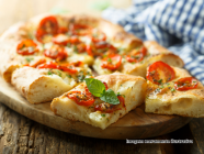 Focaccia Dr. Otker para o lanche!