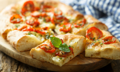Focaccia Dr. Otker para o lanche!