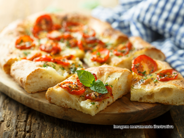 Focaccia Dr. Otker para o lanche!