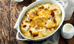 Batata Cremosa com bacon