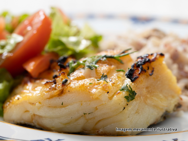Bacalhau muito f�cil de fazer!