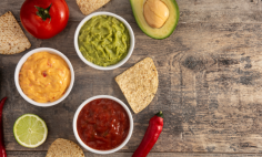 Dippas Elma Chips com tr�s acompanhamentos!