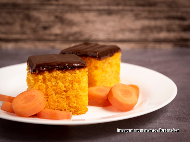 Bolo de Cenoura sem gl�ten!