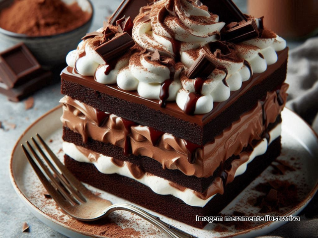 Lasanha de Chocolate