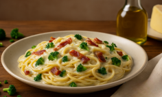 Espaguete Nissin com Queijos Finos e Bacon