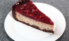 Cheesecake com Cobertura de Gel�ia Queensberry!