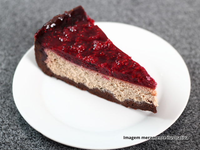 Cheesecake com Cobertura de Gel�ia Queensberry!