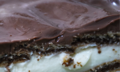 Pav� de Banana e Chocolate