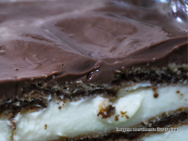 Pav� de Banana e Chocolate
