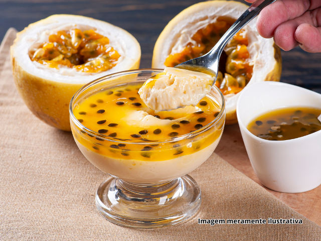 Mousse de Maracuj� com Iogurte