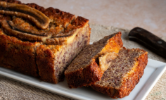 Bolo Integral de Banana com Chia