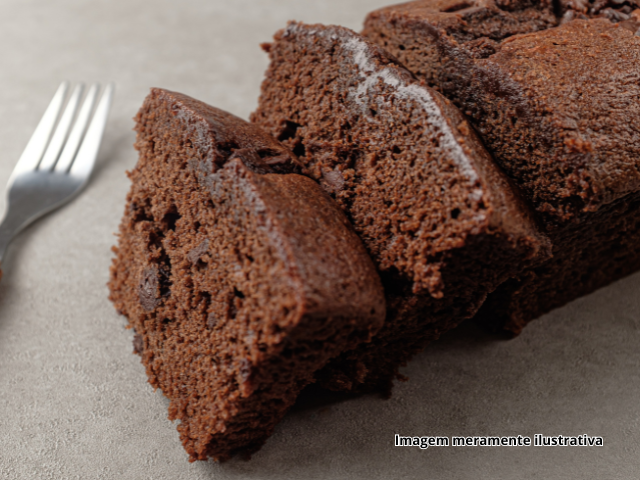 Bolo Chocolate Light com Chia