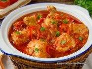 Moqueca r�pida de frango para o almo�o de domingo!
