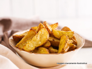 Batatas bravas crocantes com Tapioca da Terrinha!