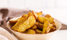 Batatas bravas crocantes com Tapioca da Terrinha!