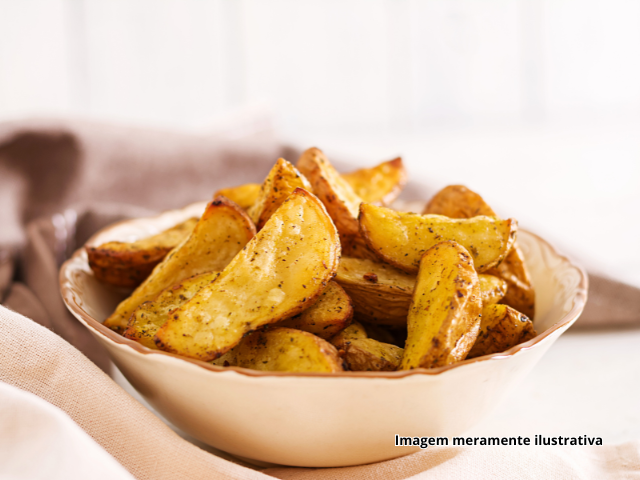 Batatas bravas crocantes com Tapioca da Terrinha!