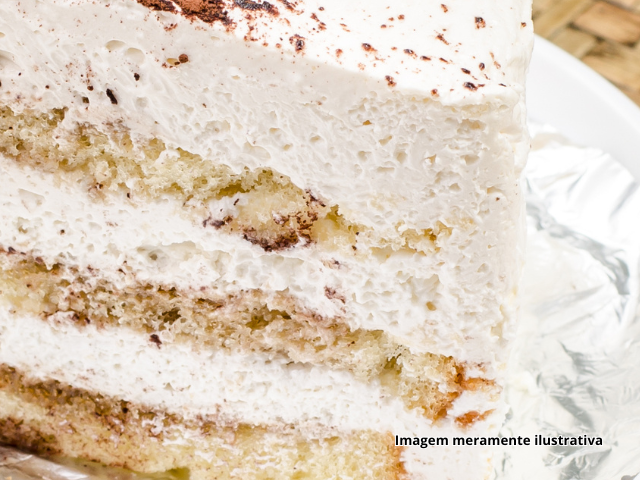 Pav� com Chocolate Branco