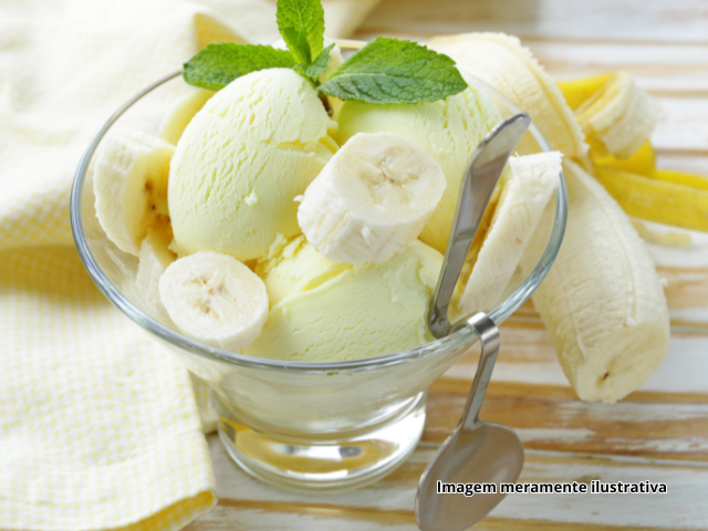 Sorvete de Banana 