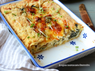 Receita de quiche de abobrinha com alho-por�!