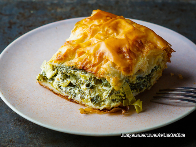 Torta de Ricota com Espinafre Triunfo