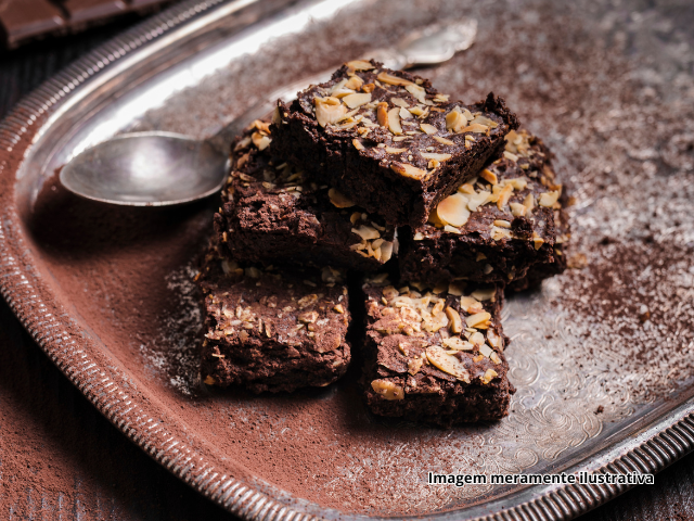 Brownie de Granola Kobber com Chocolate