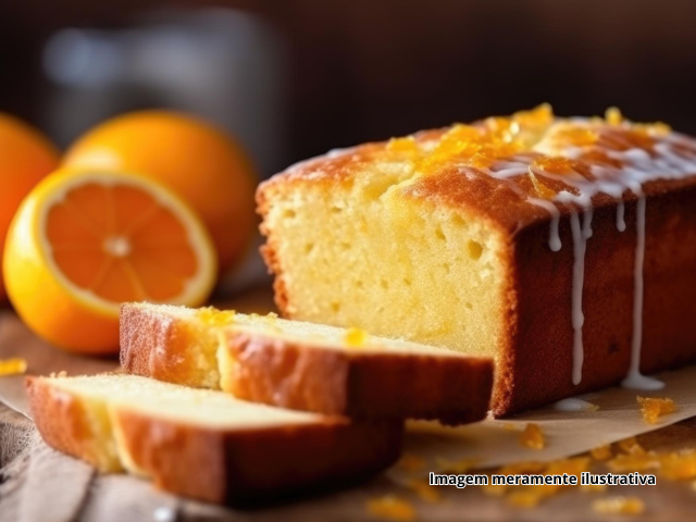 Bolo de Laranja com Calda
