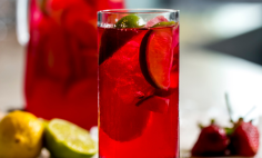 Refresco de Framboesa com Lim�o