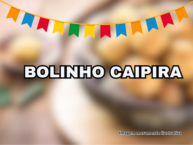 Bolinho Caipira Farinha de Milho Brasil