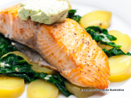 PEIXE SALGADO DE FORNO COM BATATAS AO MURRO!