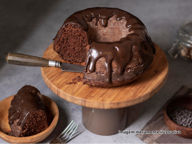 Bolo de Chocolate com Caf�